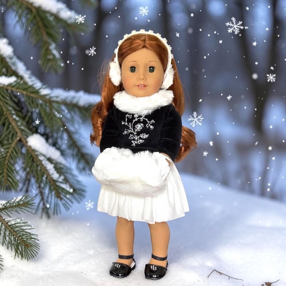 American Girl Just Like You Doll #61 in Winter Magic Outfit 2004 Encore Outfit